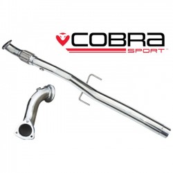VP02a Cobra Sport Vauxhall Corsa D Nurburgring (2010>) First & Second De-Cat Pipes (2.5" bore), Cobra Sport, VP02a